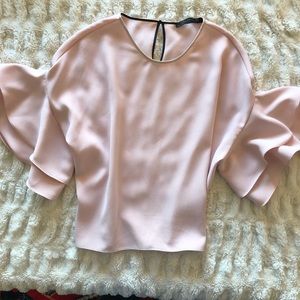Zara light pink top